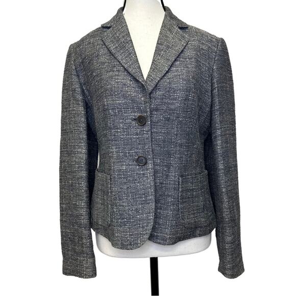 Banana Republic Women’s Tweed Blazer - Size M - Linen, Silk, Wool Blend - Picture 1 of 11